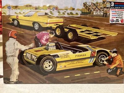 AMT 1/25 Piranha Drag Team Street'n'Strip Plastic Model Kit AMT1113/06 - Image 1 of 3