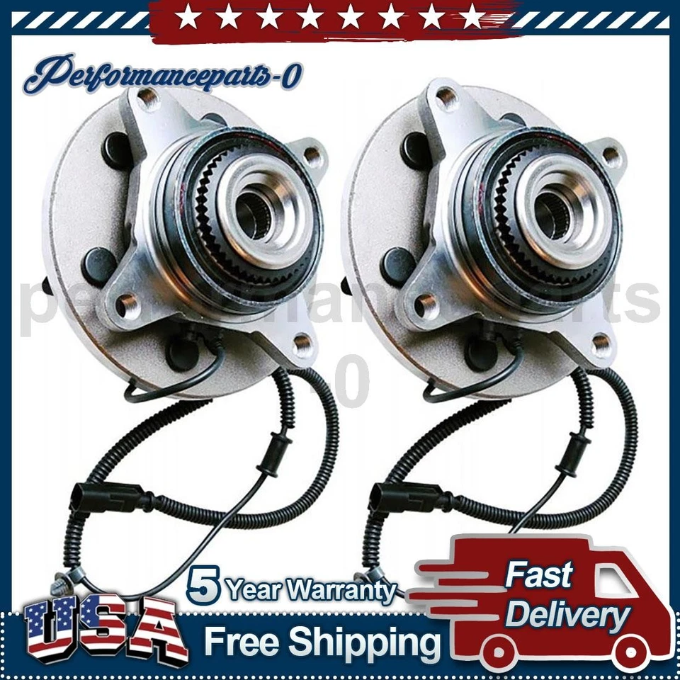 Conjunto de cojinete y buje de rueda delantera para Ford Expedition 2011-2014 Foto 1 de 4