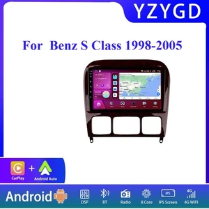 For Mercedes Benz S Class 1998-2005 Android CarPlay Screen Car Radio GPS Player - Picture 1 of 14