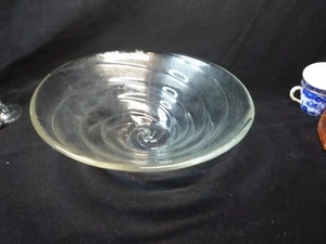 Cuenco grande de vidrio texturizado IVV italiano 31 cm de diámetro - Imagen 1 de 5