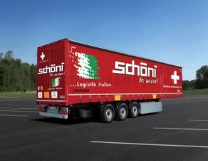 ITALERI 3918 1/24 Curtainside Trailer "schoeni.ch" - Foto 1 di 2