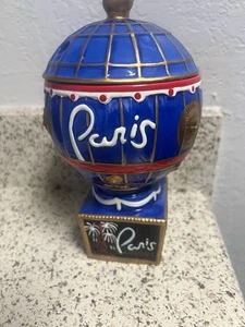 Paris Las Vegas Sammlerstück Souvenir Heißluftballon Keramik Trinkbecher Becher & Deckel - Bild 1 von 3