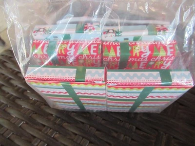 Porta-cartões de presente de Natal caixas de dinheiro com arcos - Imagem 1 de 4