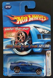 Hot Wheels 2006 #12 First Editions 2006 Dodge Viper Coupe Blue - Picture 1 of 3