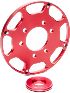 MSD Crank Trigger Replacement Wheel Aluminum Red Chevy Small Block (8611) - Picture 1 of 12