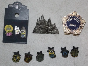 Lot 11 Universal Studios Trading Pins Minions Harry Potter Castle Hogwart - Bild 1 von 8