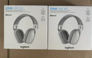 Logitech Zone Vibe 100 cuffie over ear wireless leggere Mac/PC bianco sporco - Foto 1 di 3