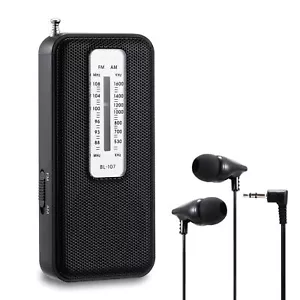 Pocket Am Fm Radio With Reception Mini Battery Operated Walkman Radio Portable I - Picture 1 of 7