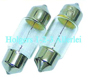 2 piezas Soffitte coche 12V 5W Base S8 11x38 - Imagen 1 de 1