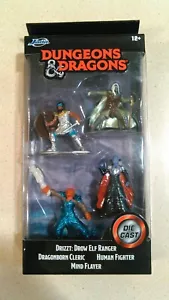 Jada Die Cast Metalfigs Dungeons & Dragons 4-Pack Human Fighter & More - Picture 1 of 3