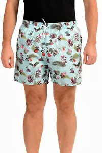 Hugo Boss Men's "Piranha" Floral Print Swim Board Shorts US XL IT 54 - Picture 1 of 6