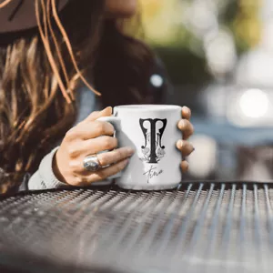 Taza de cartas personalizada, perfecta para los amantes del café, regalo ideal - Imagen 1 de 22