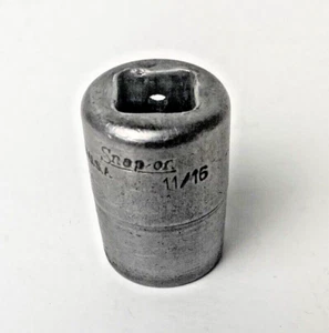 Vintage Snap-on Tools P220 1/2" Drive 6 Point 11/16" Shallow Impact Socket USA - Picture 1 of 4
