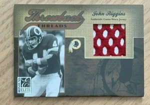 NFL CLINTON PORTIS JOHN RIGGINS 2005 Donruss Game Worn Jersey RELIC CARD #TT-35 - Picture 1 of 5