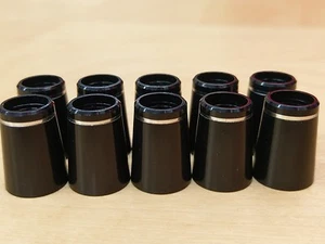 10 Stck. 0,355 Zoll Metallic Silber Ring Zwinge Perfekt 4 spätere Modelle Epon & Miura - Bild 1 von 6