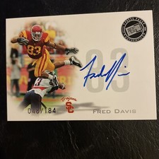 2008 Press Pass Signings Silver /184 Fred Davis #PPS-FD Rookie Auto RC Redskins