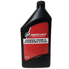 Mercury Marine/MerCruiser New OEM Power Trim & Steering Fluid 32oz, 92-858075K01