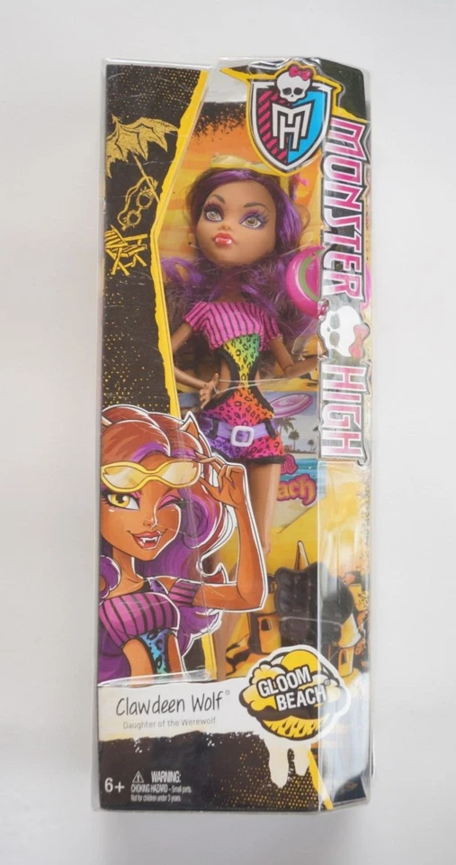 Monster High T7992 Gloom Beach Clawdeen Wolf Doll