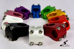 Bicycle Threadless 25.4 mm Stem COLORS Road Mountain Fixed Gear MIT OEM - Picture 1 of 7