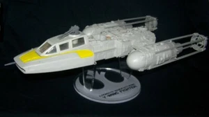acrylic display stand for vintage Kenner & modern Hasbro Star Wars Y-wing - Picture 1 of 19