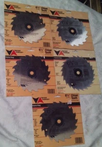 5 Vermont American 6-1/2"x18T Chisel Tooth Saw Blades Part #25247 Premium K55612 - Picture 1 of 12