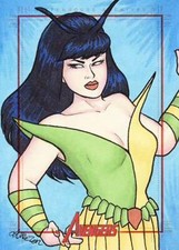 2012 Marvel Greatest Heroes Avengers sketch card Allen Mantis