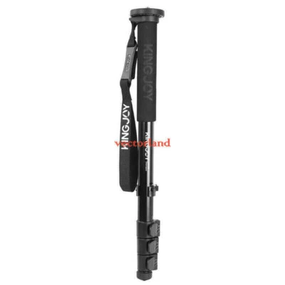 Kingjoy Alpenstock Flip Lock Video Monopod for Camera 3/8" Screw Compact Black - Image 1 of 4