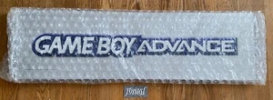 NEW VTG 2003 NINTENDO GAMEBOY ADVANCE SILVER LOGO STORE DISPLAY SIGN PROMO GBA - Picture 1 of 4