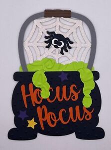 Halloween - Hocus Pocus - Paper Piecing Scrapbook Embellishment Die Cuts