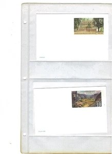US: 2 postal cards NEW/used MNH 122903 - Picture 1 of 1