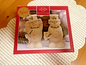 Lenox “Happy Holly Day” Snowman Salt And Pepper Shaker Set - Bild 1 von 8