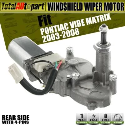 Motor limpiaparabrisas sin bomba de lavadora trasera para Toyota Matrix Pontiac Vibe 2003-2008 432049 Foto 1 de 4