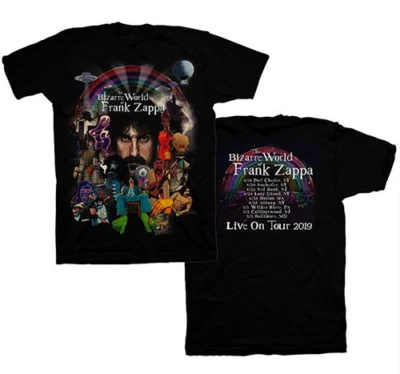 FRANK ZAPPA UNISEX T-SHIRT: BIZARRE WORLD OF - 2019 TOUR NEW SIZE XS - Bild 1 von 4