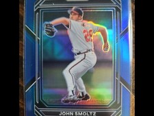 2023 Panini Prizm John Smoltz Blue Prizm #110 136/149