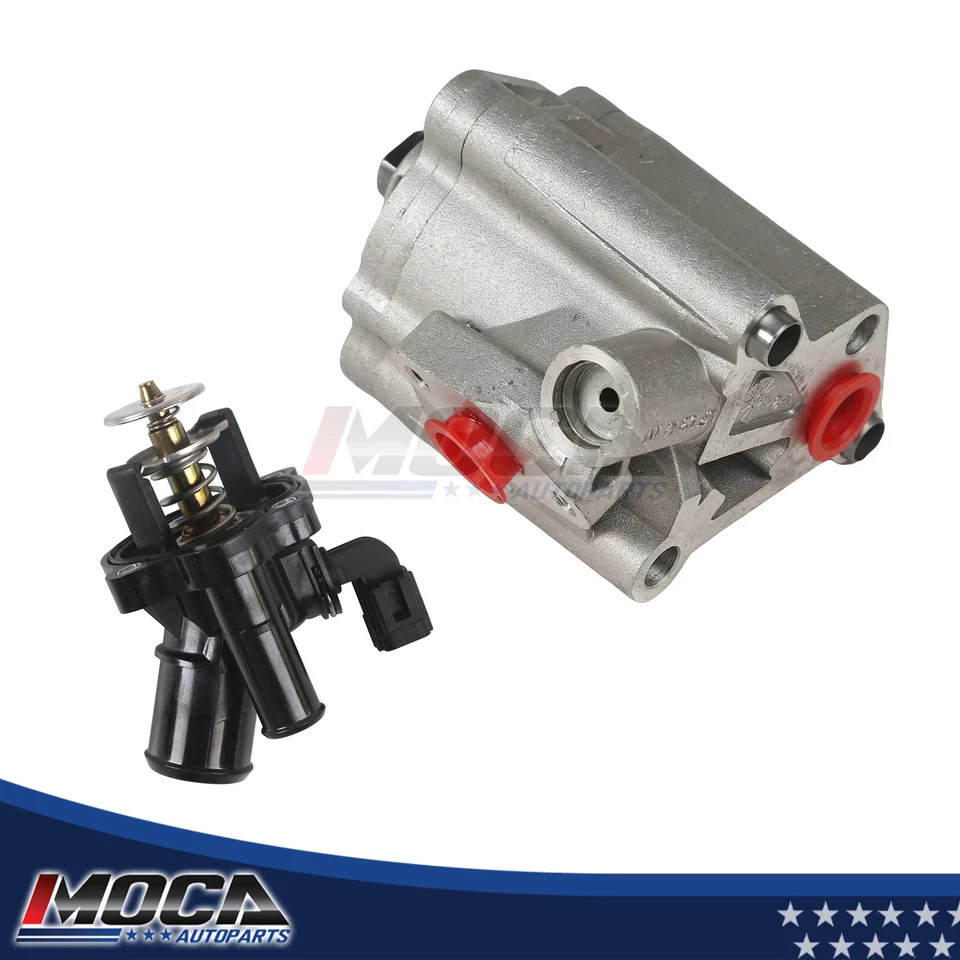 Bomba de aceite con conjunto de carcasa de termostato para Ford Focus Ranger 2001-2011 DOHC Foto 1 de 4