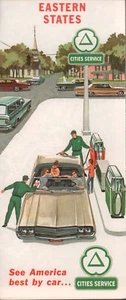 1964 Cities Service Road Map: Eastern States NOS - Bild 1 von 1