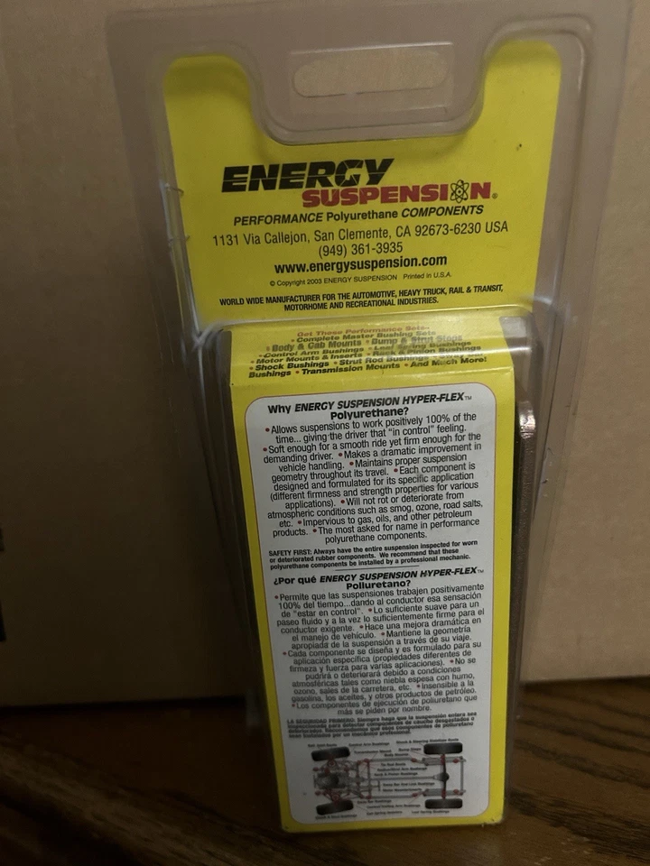 Soporte de transmisión Energy Suspension 3.1142G negro para 82-02 Camaro y Firebird Foto 1 de 3