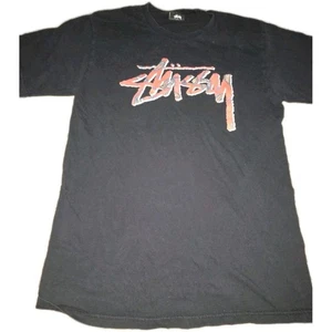 Stussy T Shirt Herren Größe Medium Schwarz Kurzarm - Bild 1 von 4