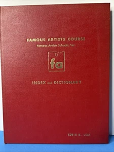 Famous Artists Course Index and Dictionary Famous Artist School Inc 1960 HC - Picture 1 of 23