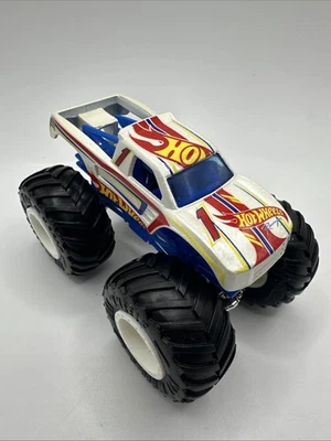 Monster Trucks Hot Wheels No. 1 Hot Wheels Racing 1:64 blanco Foto 1 de 4