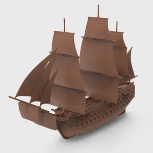 SSF2000002S 1/2000Military Model Kit HMS Victory Sailing Battleship FULL HULL - Picture 1 of 3