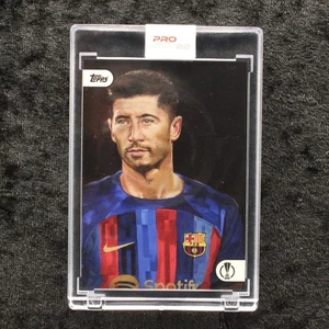 Carte da calcio Topps Project 22 Robert Lewandowski FC Barcelona by Case Maclaim - Foto 1 di 2