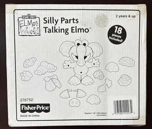 Fisher Price Sesame Street Silly Parts Talking Elmo 2004 18 piezas nuevo sellado - Imagen 1 de 3