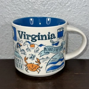 Taza Starbucks Virginia 14 oz Been There Series Across the Globe Collection 2022 - Imagen 1 de 5
