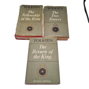 The Lord Of The Rings Revised 2nd Edition 1970 5th Impression J R R TOLKIEN - Picture 1 of 19