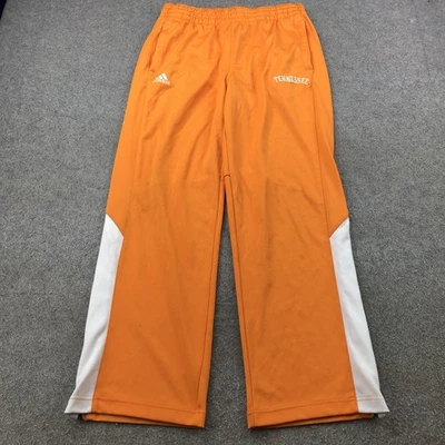 Tennessee Volunteers Pants Mens Medium Orange College Football Adidas Warmup - Image 1 of 4