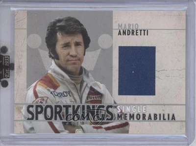 2007 Sportkings Series A Single Memorabilia Silver Mario Andretti #SM-10 HOF - Image 1 of 2