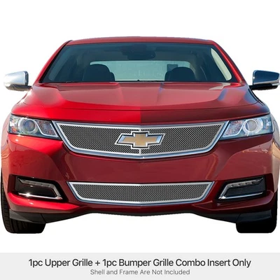 Pulidor de rejilla de malla de alambre APS GR03GAC12T para Chevrolet Impala 14-20 Foto 1 de 3