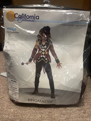 DISFRAZ INFANTIL RINGMASTER DE CALIFORNIA DISFRACES TALLA GRANDE (10-12) EN MUY BUEN ESTADO Foto 1 de 4