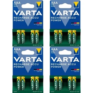 Batterie alcaline VARTA AAA HR03 1,2V Longlife batteria forte lunga durata 550mAh 16ER - Foto 1 di 8